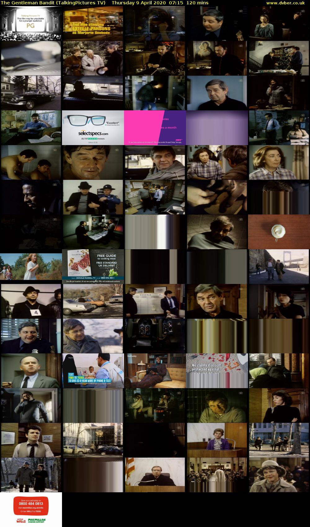 The Gentleman Bandit (TalkingPictures TV) Thursday 9 April 2020 07:15 - 09:15