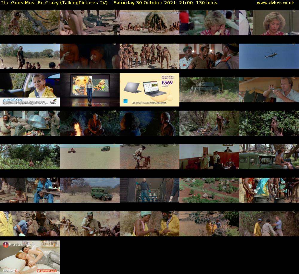 The Gods Must Be Crazy (TalkingPictures TV) Saturday 30 October 2021 21:00 - 23:10