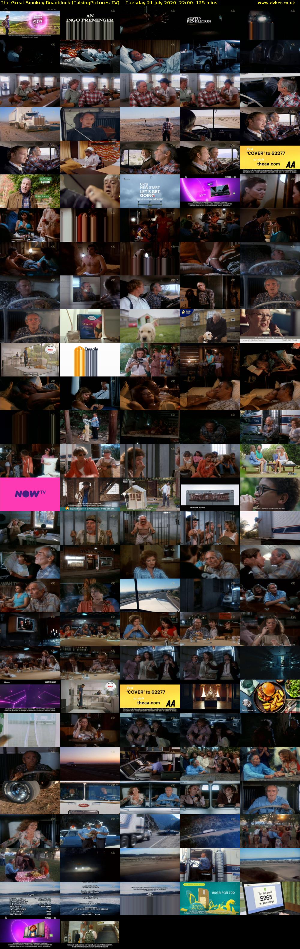 The Great Smokey Roadblock (TalkingPictures TV) Tuesday 21 July 2020 22:00 - 00:05