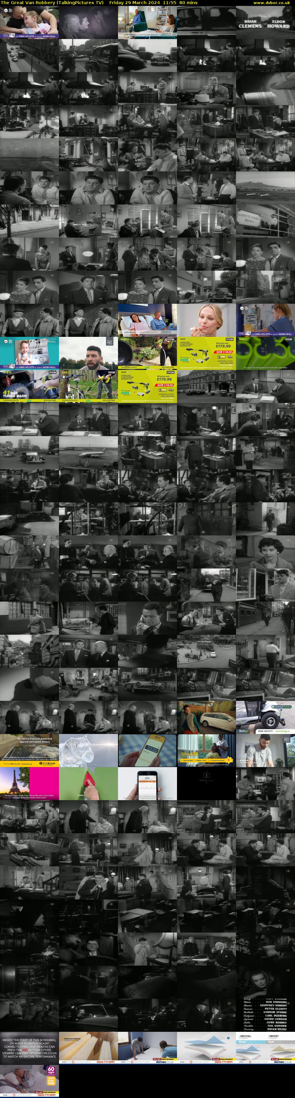 The Great Van Robbery (TalkingPictures TV) Friday 29 March 2024 11:55 - 13:15