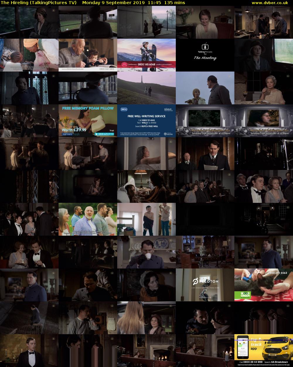 The Hireling (TalkingPictures TV) Monday 9 September 2019 11:45 - 14:00