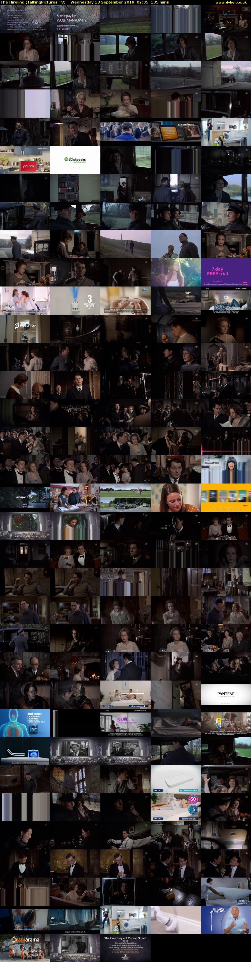 The Hireling (TalkingPictures TV) Wednesday 18 September 2019 02:35 - 04:50