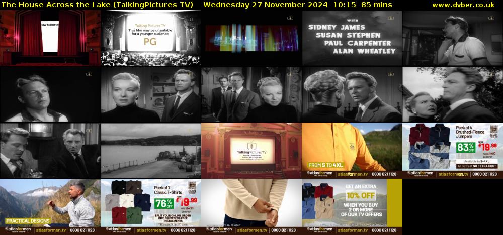 The House Across the Lake (TalkingPictures TV) Wednesday 27 November 2024 10:15 - 11:40