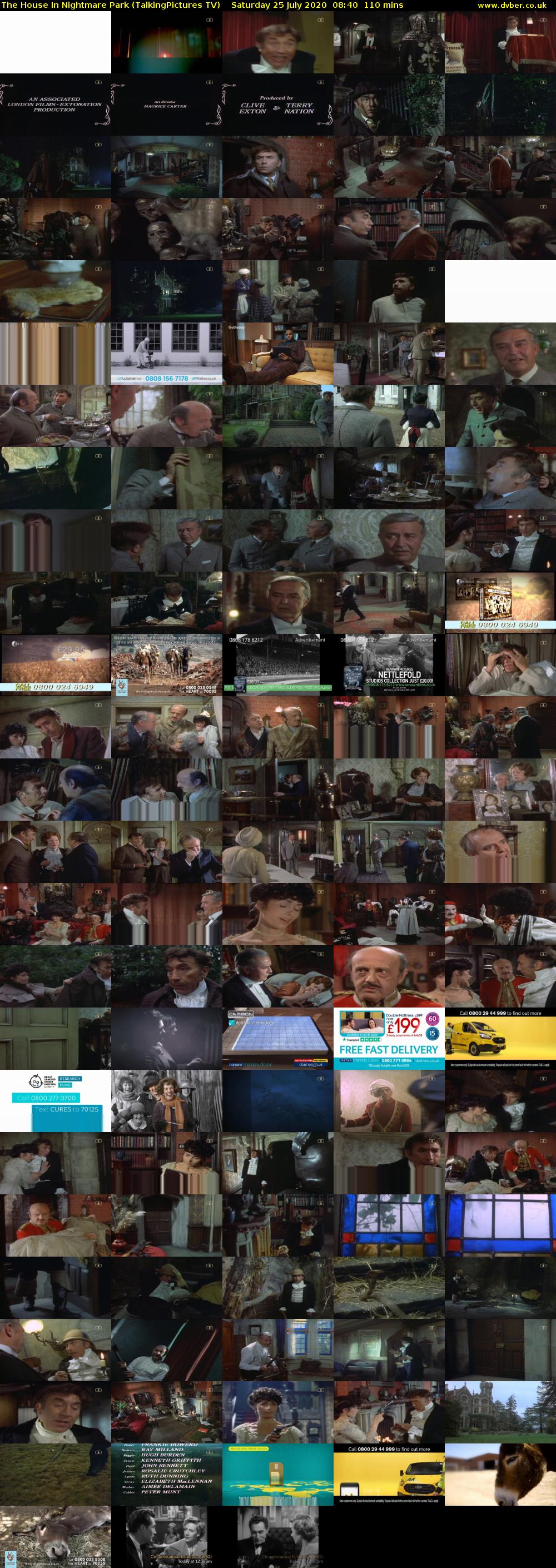 The House In Nightmare Park (TalkingPictures TV) Saturday 25 July 2020 08:40 - 10:30