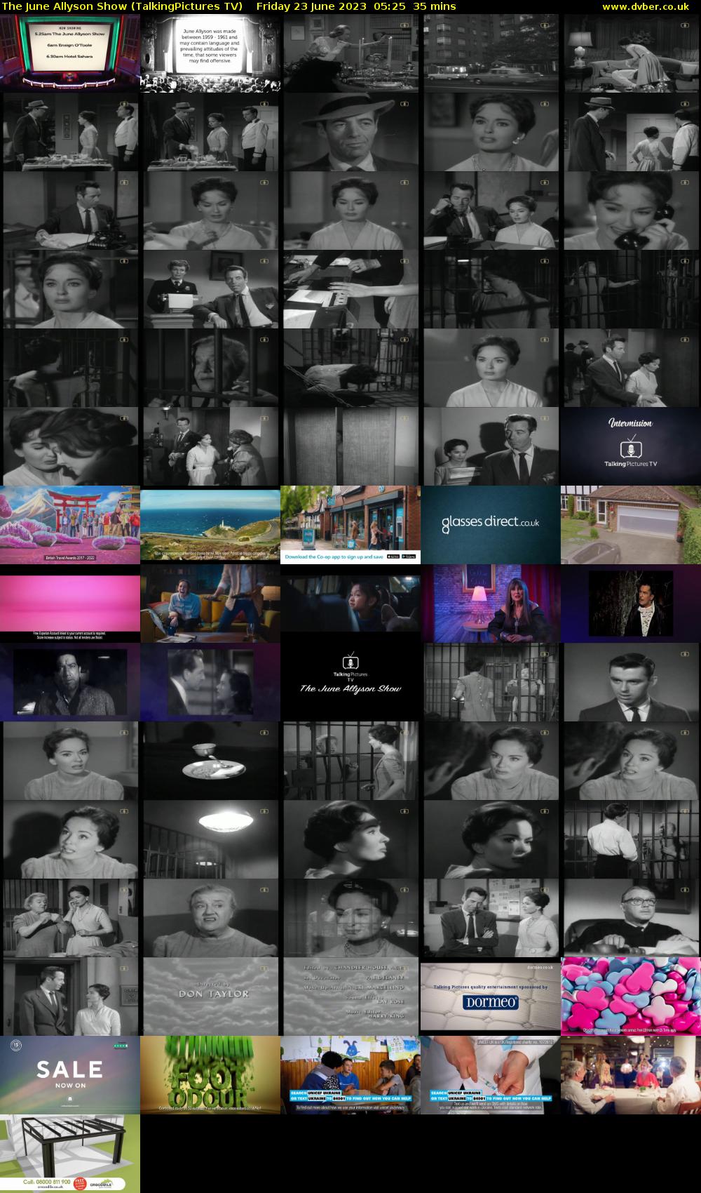The June Allyson Show (TalkingPictures TV) Friday 23 June 2023 05:25 - 06:00