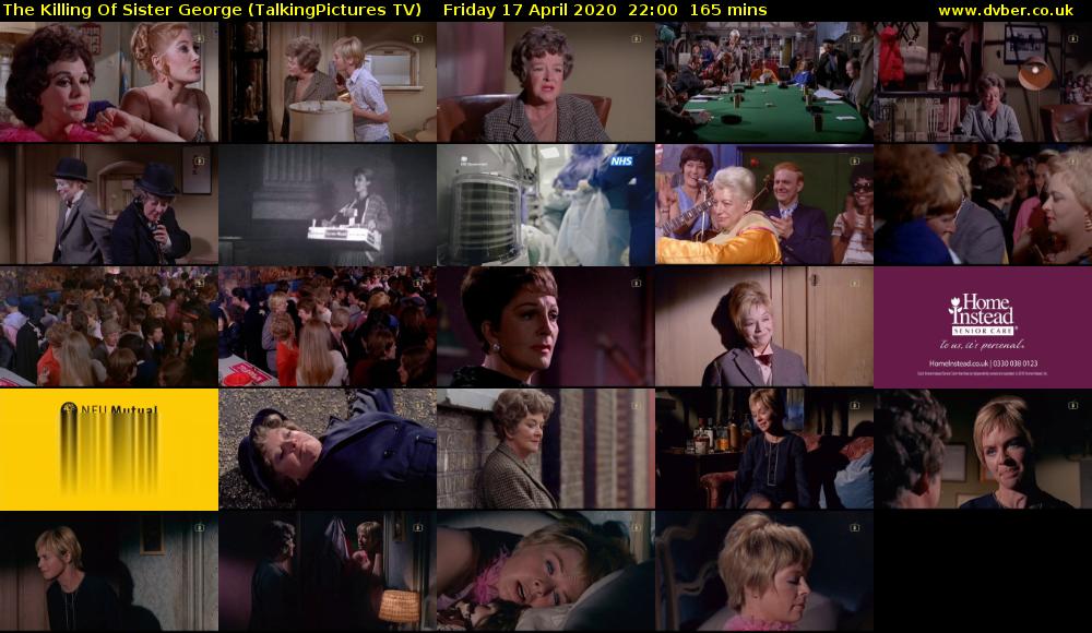 The Killing Of Sister George (TalkingPictures TV) Friday 17 April 2020 22:00 - 00:45