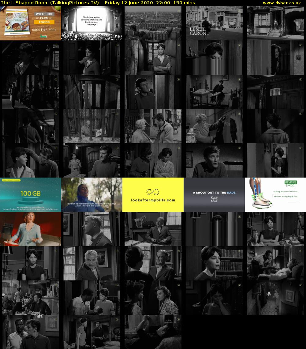The L Shaped Room (TalkingPictures TV) Friday 12 June 2020 22:00 - 00:30
