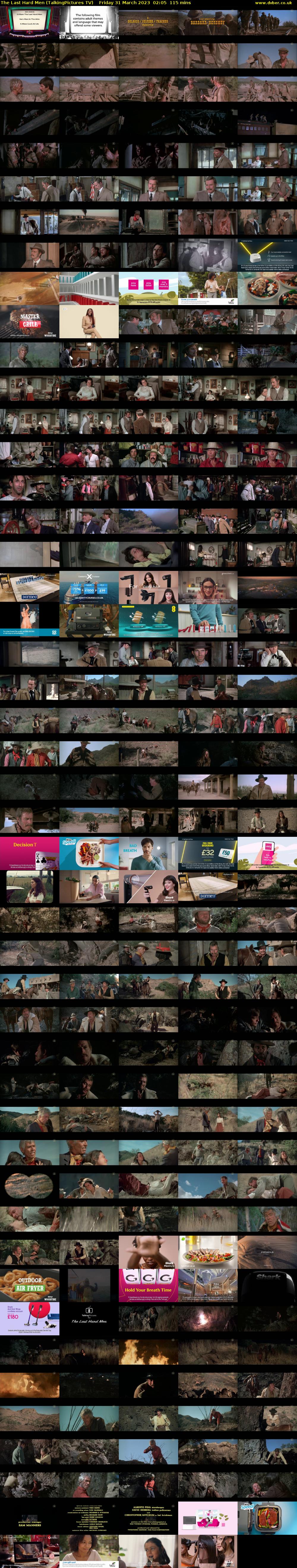 The Last Hard Men (TalkingPictures TV) Friday 31 March 2023 02:05 - 04:00