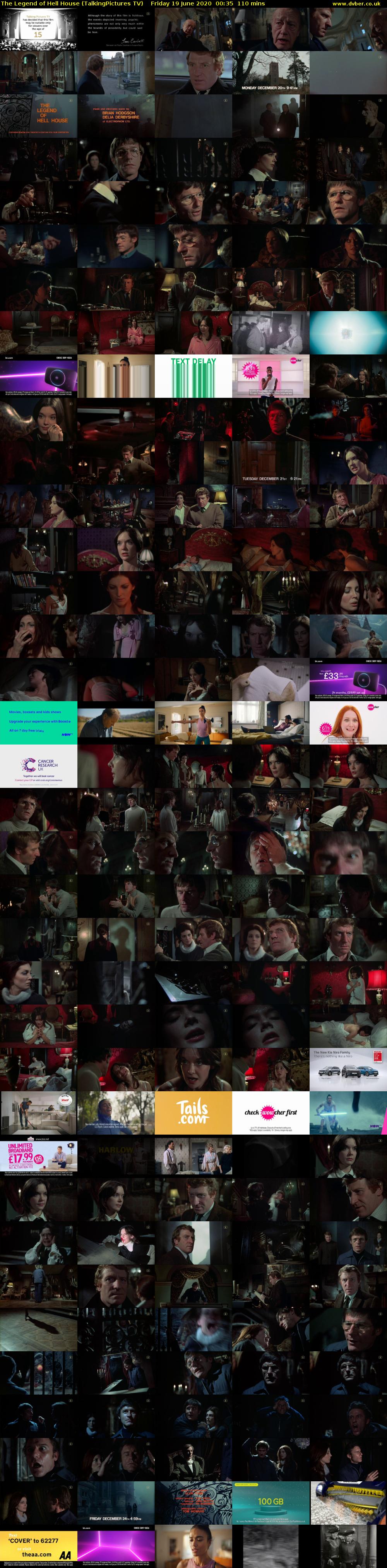 The Legend of Hell House (TalkingPictures TV) Friday 19 June 2020 00:35 - 02:25