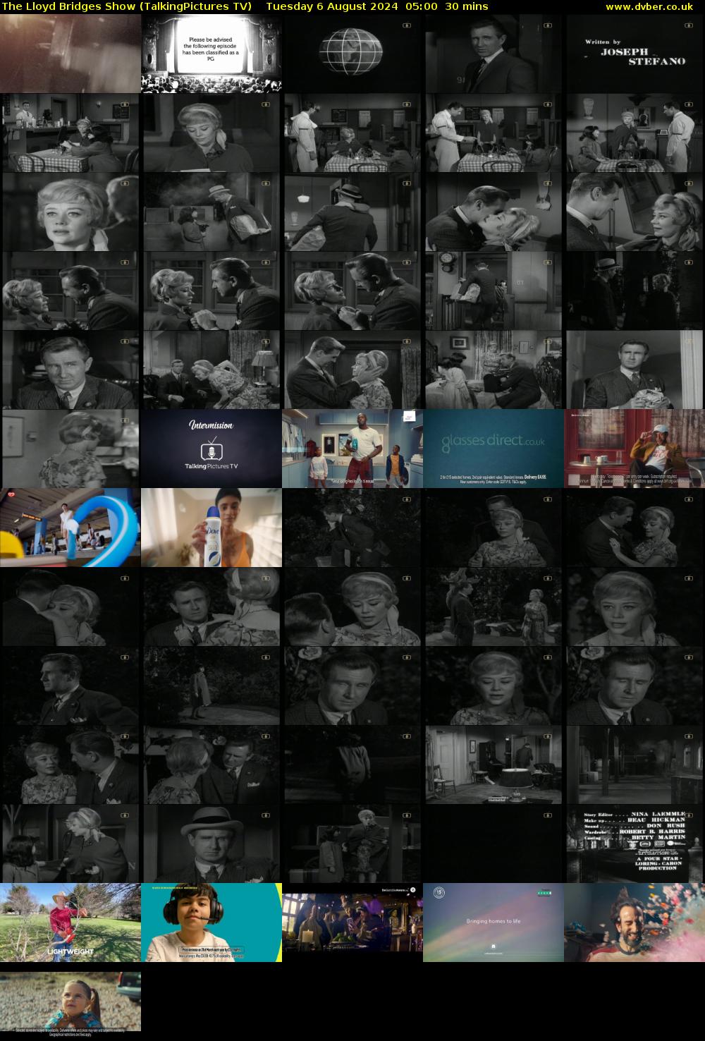 The Lloyd Bridges Show (TalkingPictures TV) Tuesday 6 August 2024 05:00 - 05:30