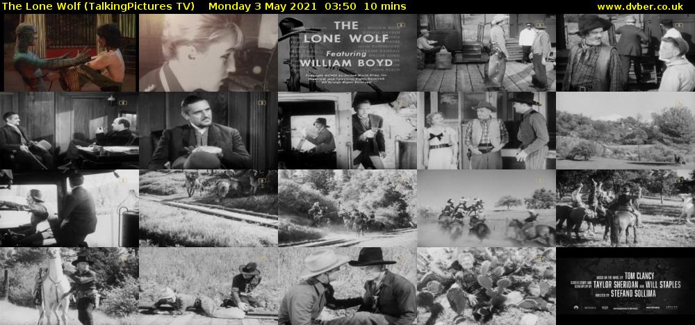 The Lone Wolf (TalkingPictures TV) Monday 3 May 2021 03:50 - 04:00