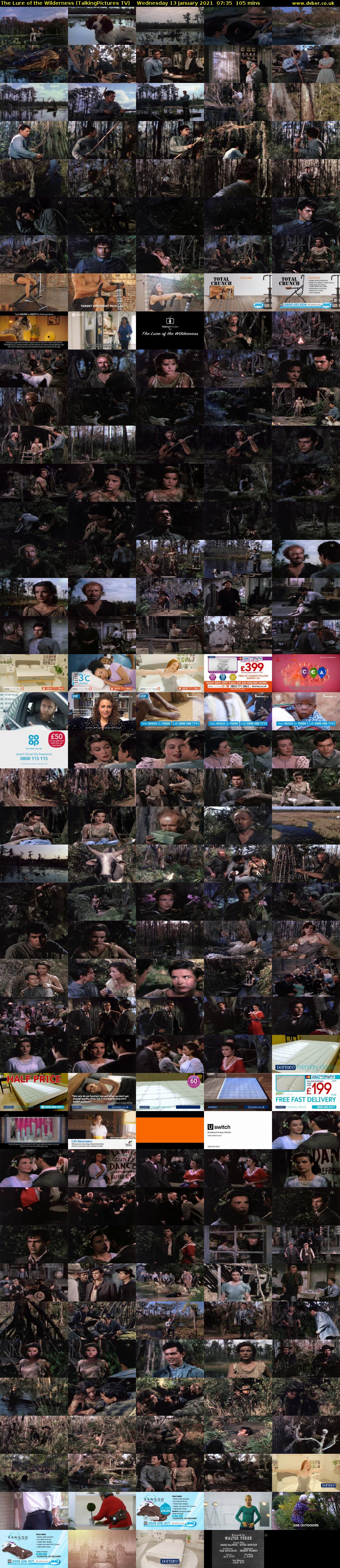 The Lure of the Wilderness (TalkingPictures TV) Wednesday 13 January 2021 07:35 - 09:20