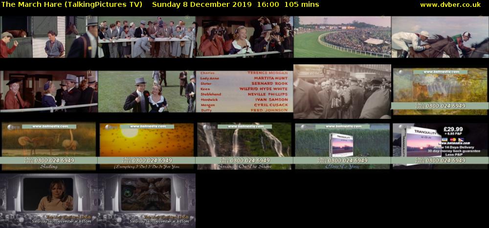The March Hare (TalkingPictures TV) Sunday 8 December 2019 16:00 - 17:45