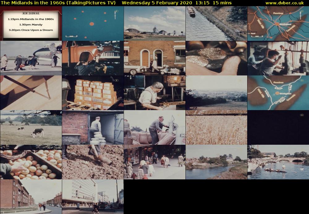 The Midlands in the 1960s (TalkingPictures TV) Wednesday 5 February 2020 13:15 - 13:30
