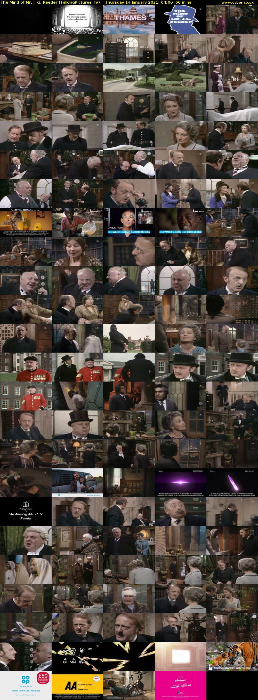The Mind of Mr. J. G. Reeder (TalkingPictures TV) Thursday 14 January 2021 04:00 - 05:00