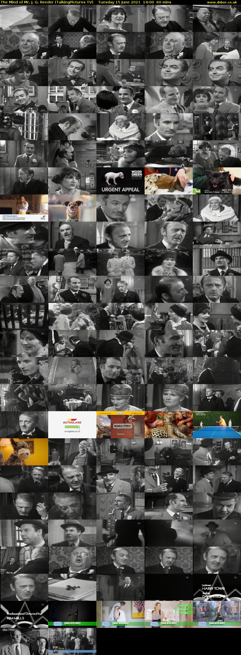 The Mind of Mr. J. G. Reeder (TalkingPictures TV) Tuesday 15 June 2021 14:00 - 15:00