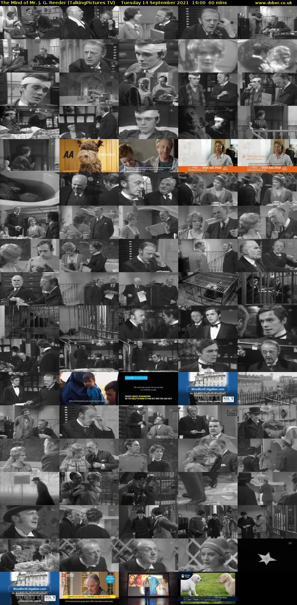 The Mind of Mr. J. G. Reeder (TalkingPictures TV) Tuesday 14 September 2021 14:00 - 15:00