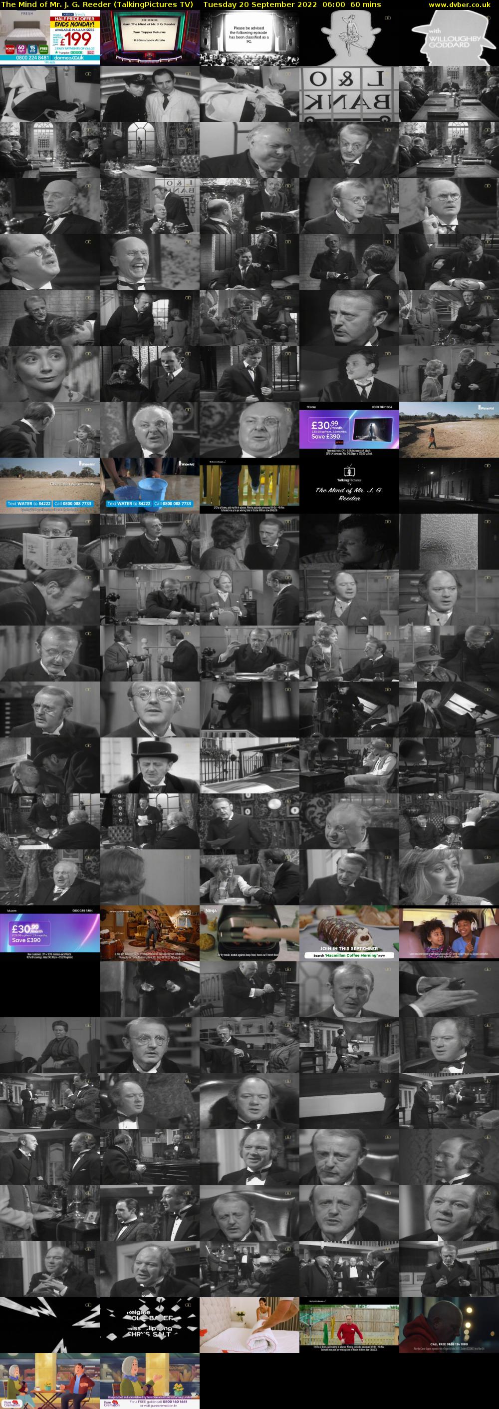 The Mind of Mr. J. G. Reeder (TalkingPictures TV) Tuesday 20 September 2022 06:00 - 07:00