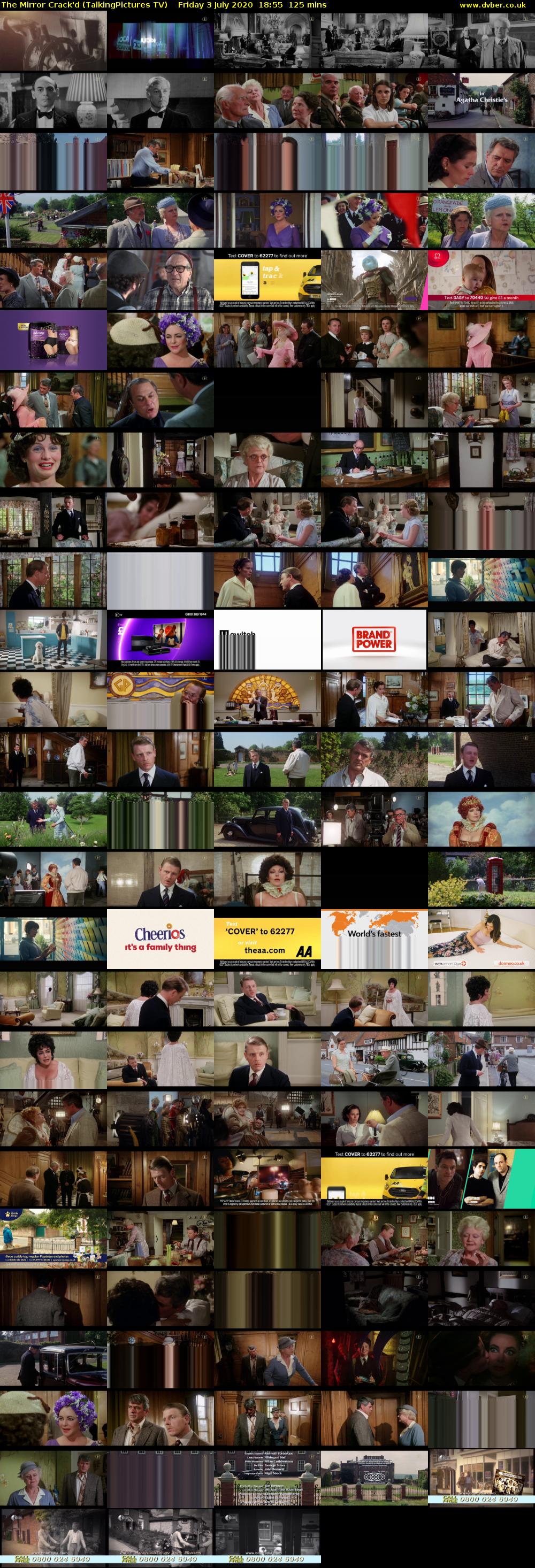 The Mirror Crack'd (TalkingPictures TV) Friday 3 July 2020 18:55 - 21:00