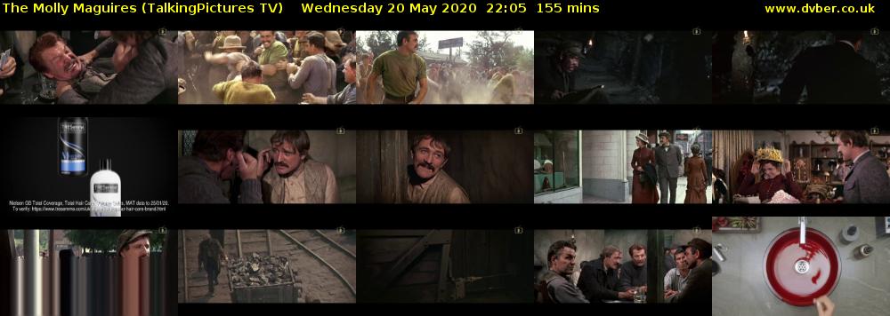 The Molly Maguires (TalkingPictures TV) Wednesday 20 May 2020 22:05 - 00:40