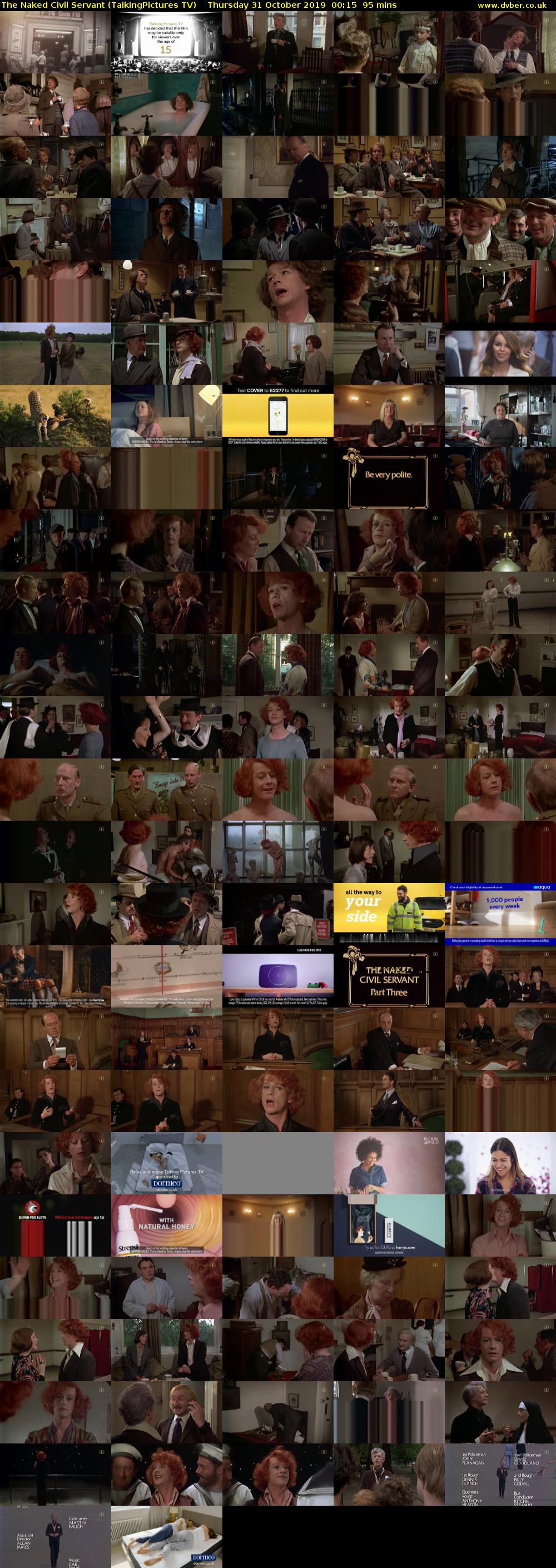The Naked Civil Servant (TalkingPictures TV) Thursday 31 October 2019 00:15 - 01:50