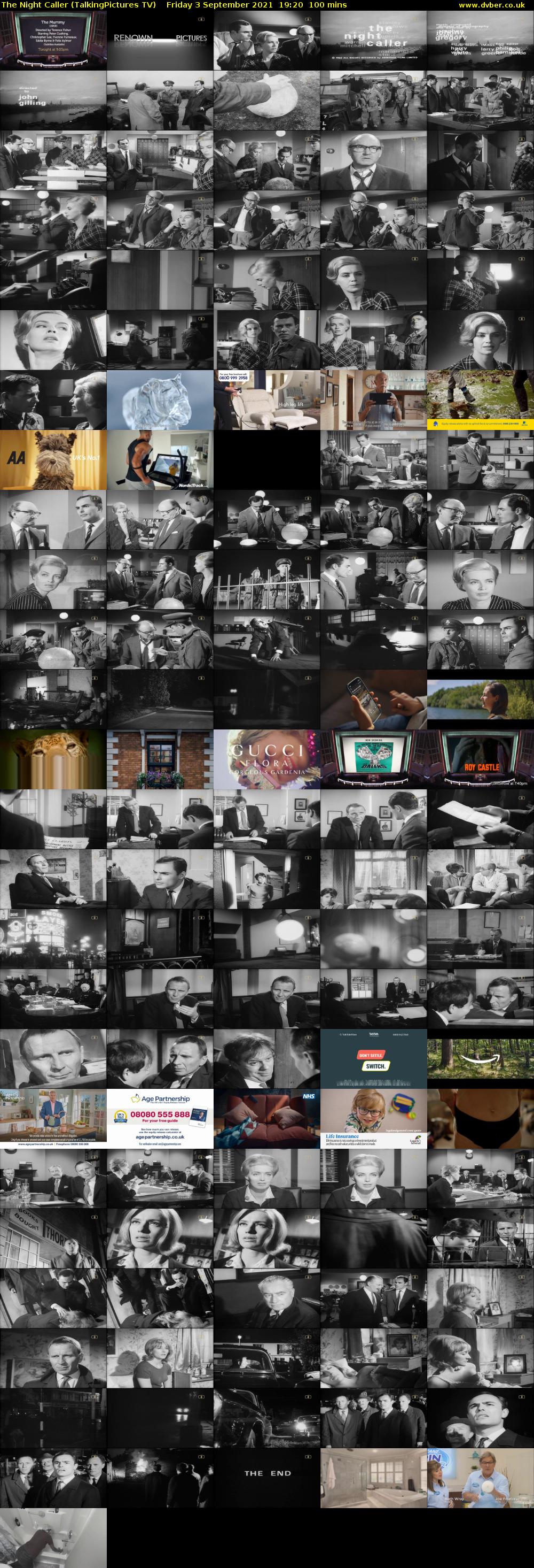 The Night Caller (TalkingPictures TV) Friday 3 September 2021 19:20 - 21:00