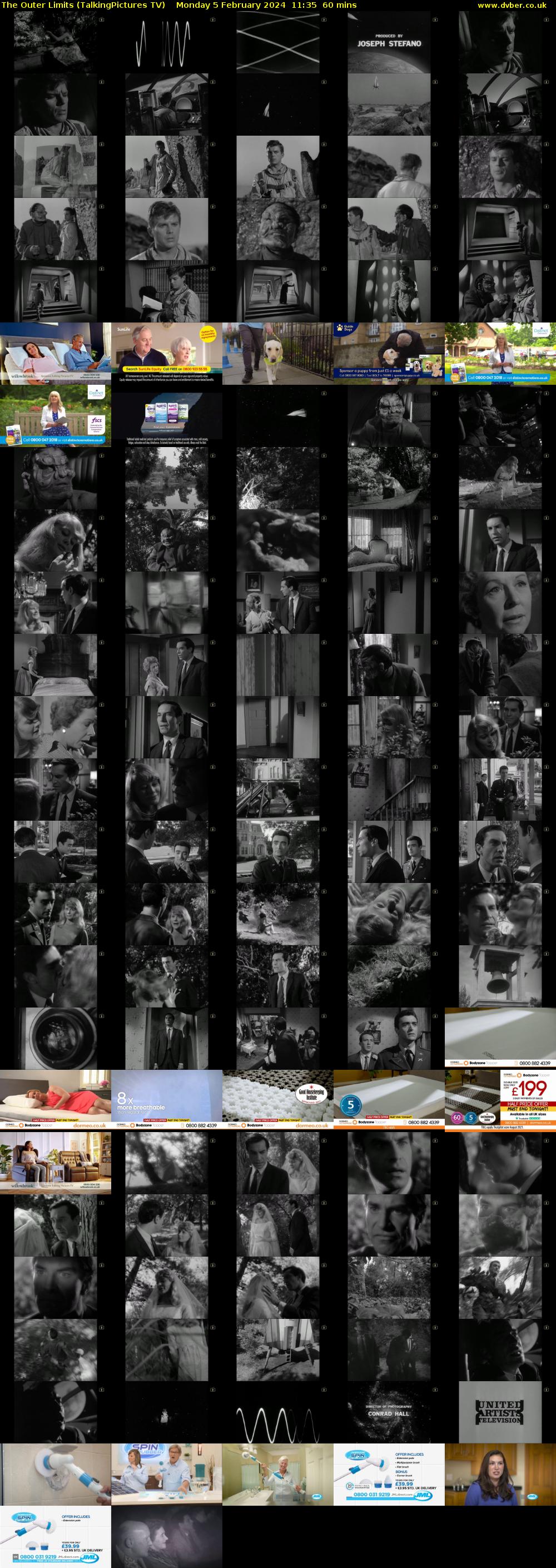 The Outer Limits (TalkingPictures TV) Monday 5 February 2024 11:35 - 12:35