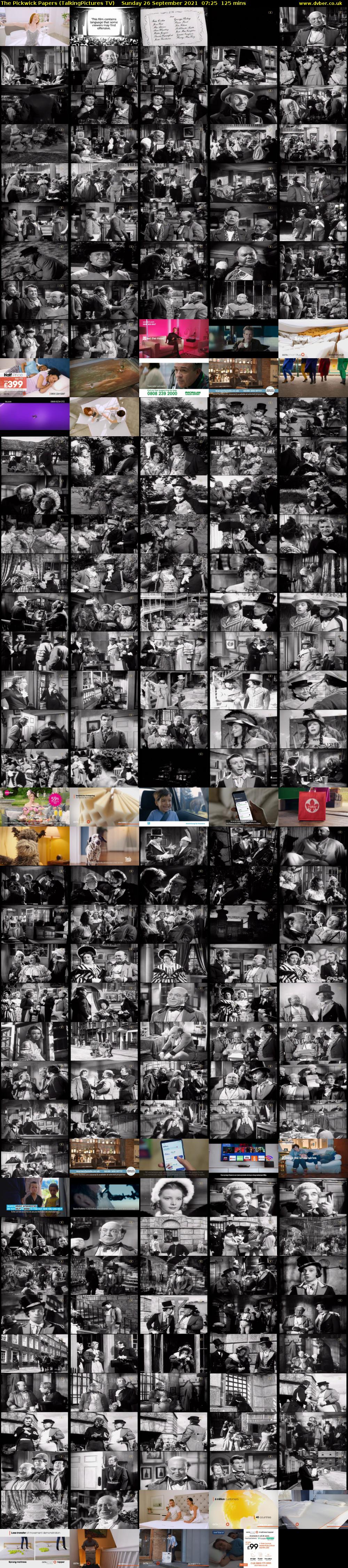 The Pickwick Papers (TalkingPictures TV) Sunday 26 September 2021 07:25 - 09:30