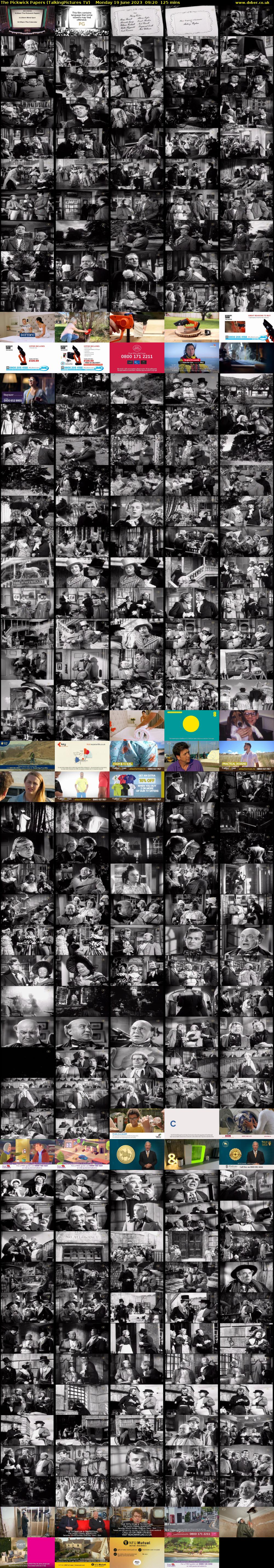 The Pickwick Papers (TalkingPictures TV) Monday 19 June 2023 09:20 - 11:25