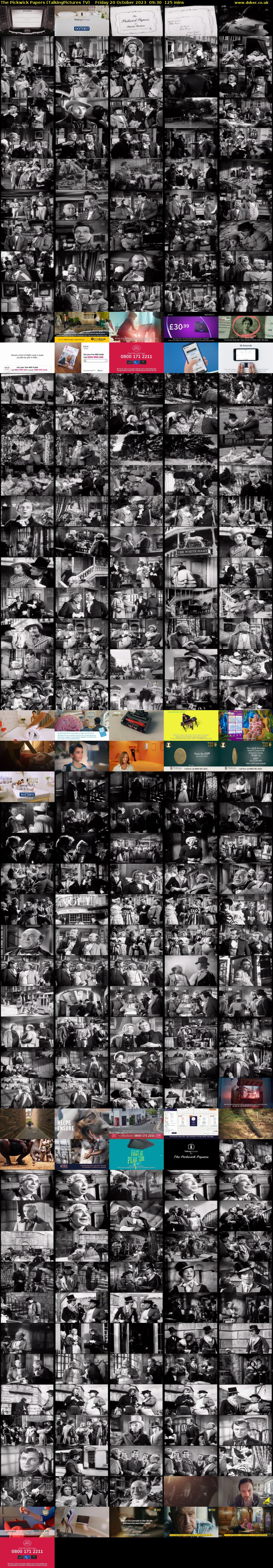 The Pickwick Papers (TalkingPictures TV) Friday 20 October 2023 09:30 - 11:35