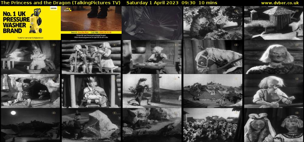 The Princess and the Dragon (TalkingPictures TV) Saturday 1 April 2023 09:30 - 09:40