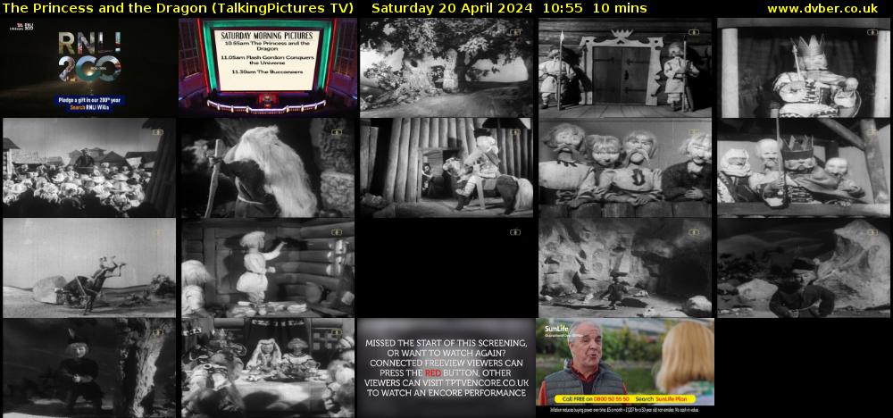 The Princess and the Dragon (TalkingPictures TV) Saturday 20 April 2024 10:55 - 11:05