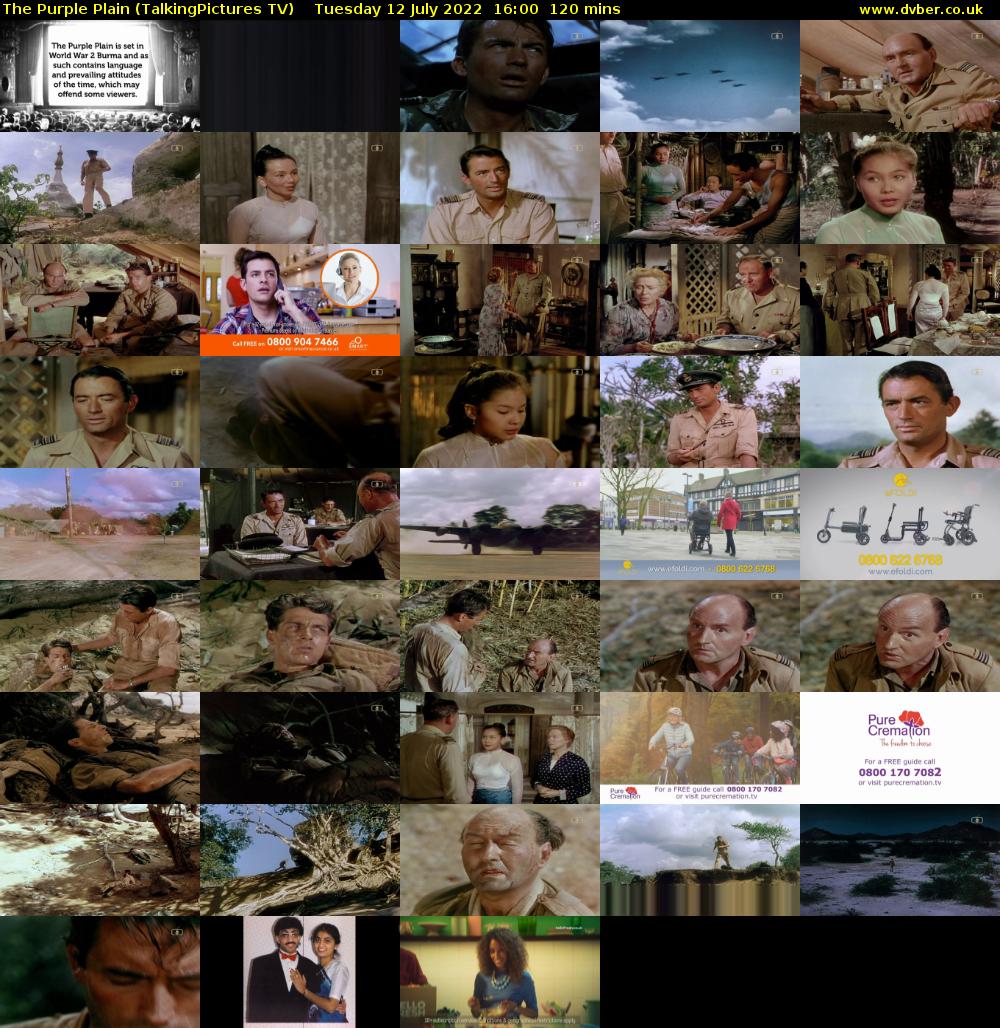 The Purple Plain (TalkingPictures TV) Tuesday 12 July 2022 16:00 - 18:00