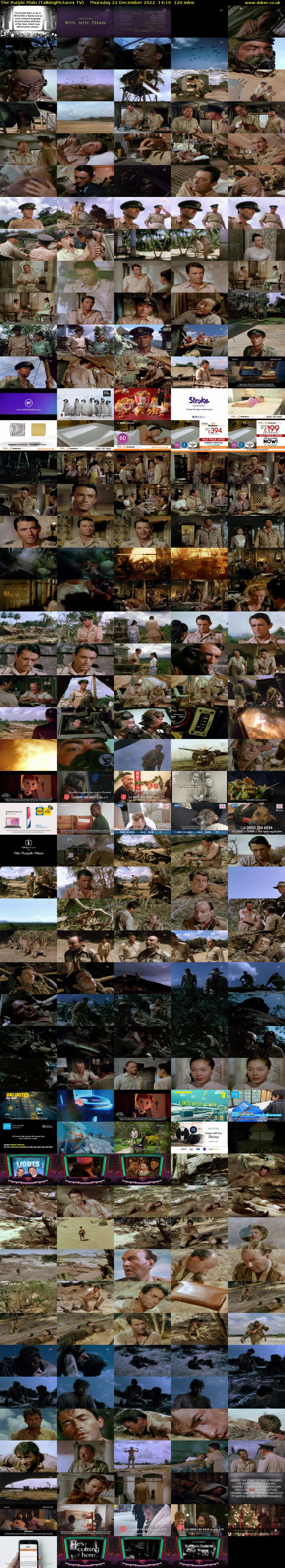 The Purple Plain (TalkingPictures TV) Thursday 22 December 2022 14:10 - 16:10