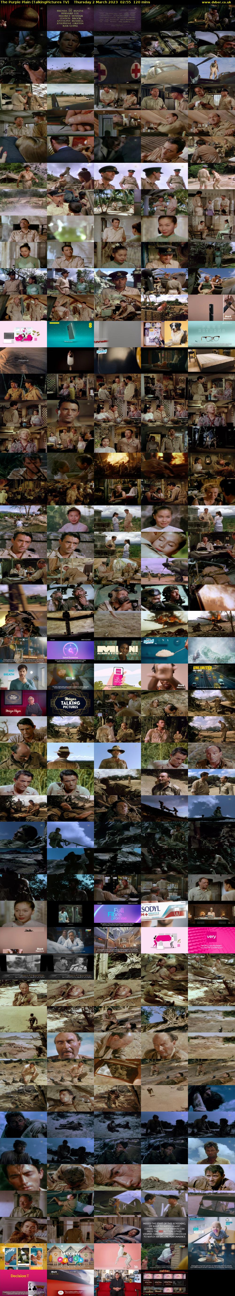 The Purple Plain (TalkingPictures TV) Thursday 2 March 2023 02:55 - 04:55