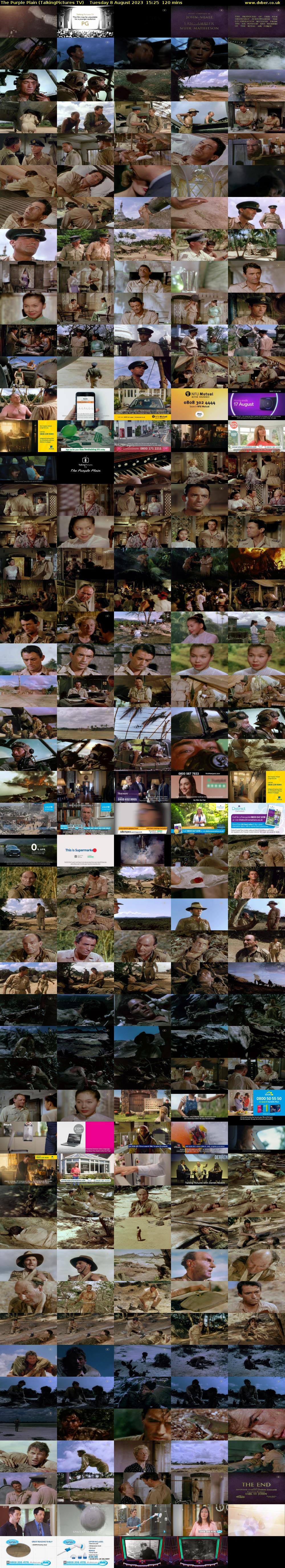 The Purple Plain (TalkingPictures TV) Tuesday 8 August 2023 15:25 - 17:25