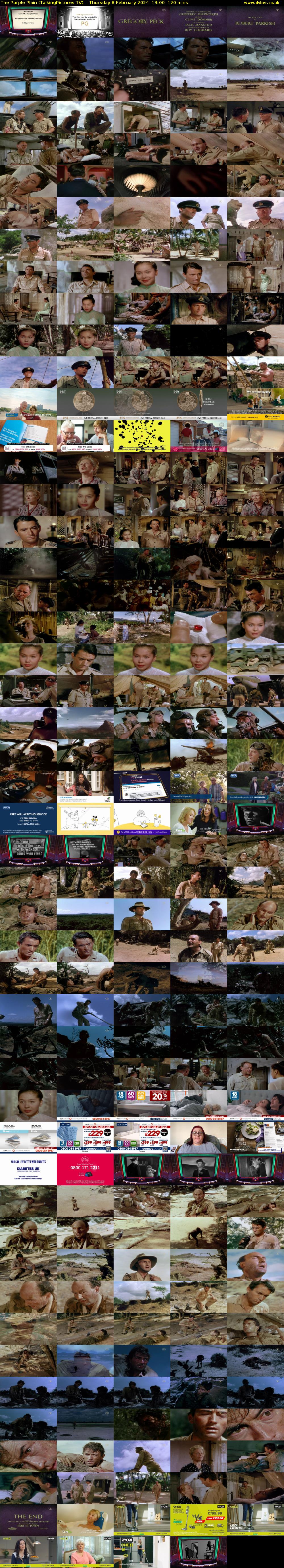 The Purple Plain (TalkingPictures TV) Thursday 8 February 2024 13:00 - 15:00