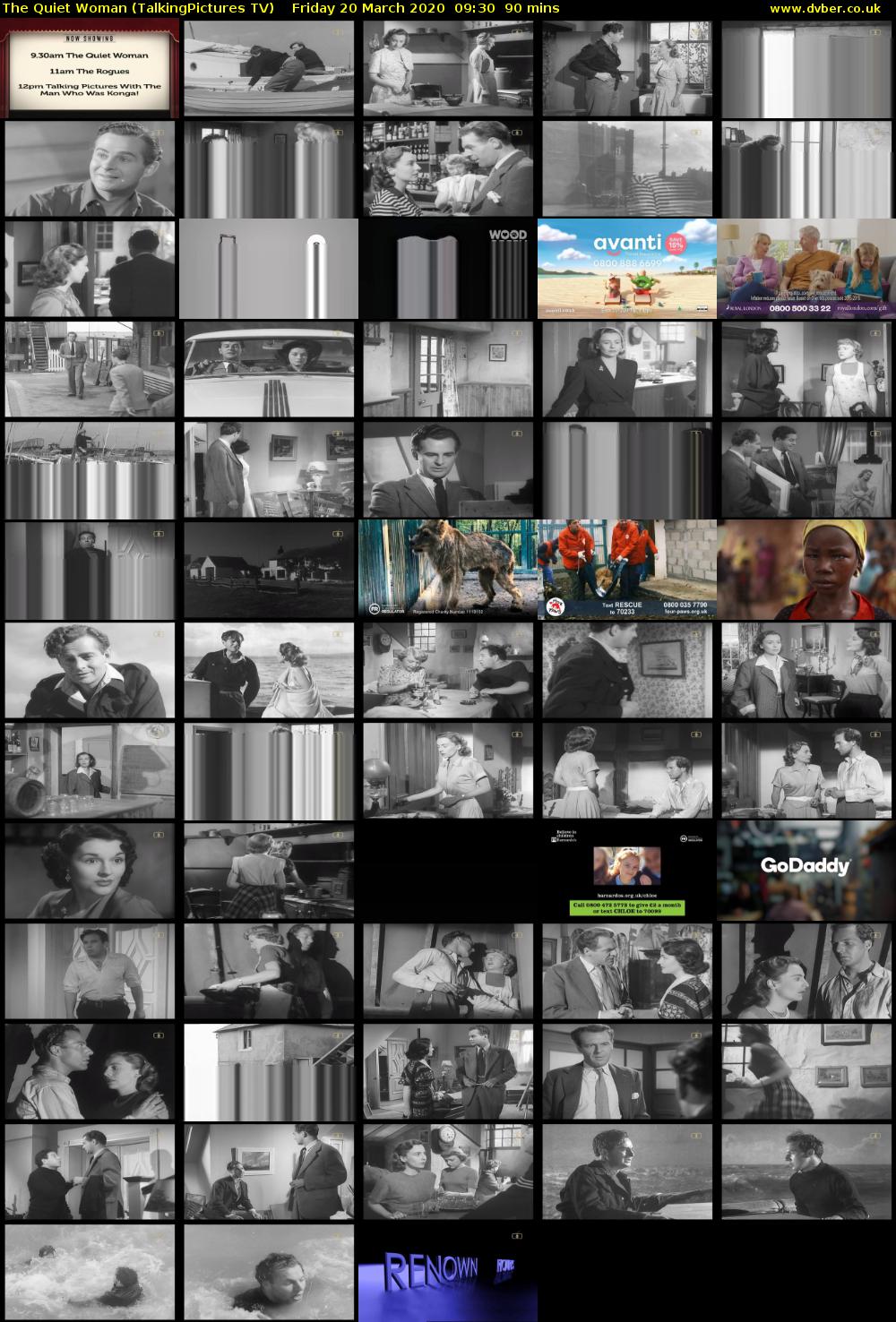 The Quiet Woman (TalkingPictures TV) Friday 20 March 2020 09:30 - 11:00