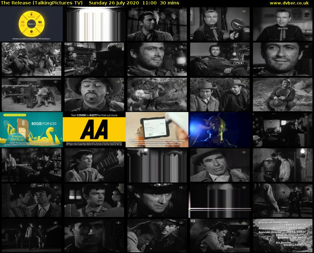 The Release (TalkingPictures TV) Sunday 26 July 2020 11:00 - 11:30