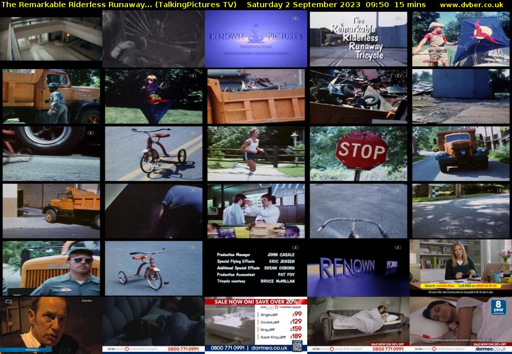 The Remarkable Riderless Runaway... (TalkingPictures TV) Saturday 2 September 2023 09:50 - 10:05