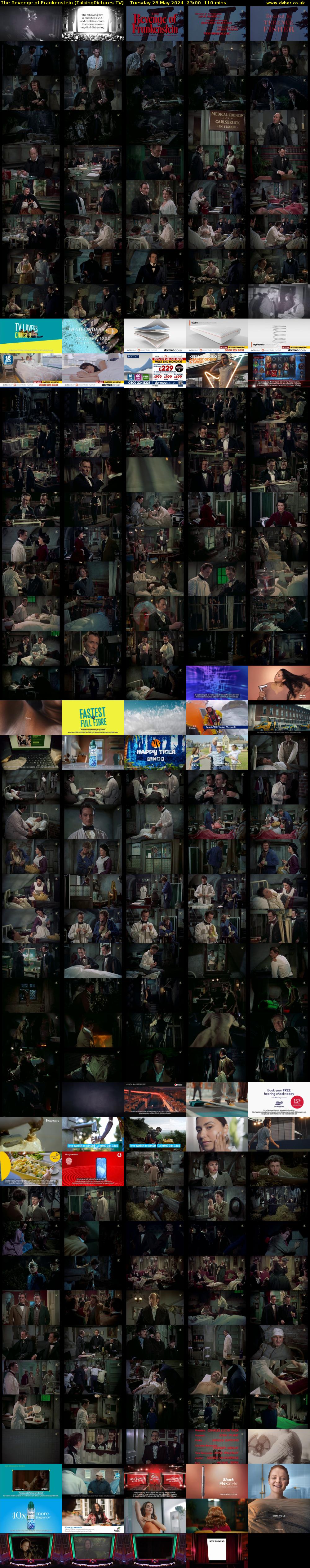 The Revenge of Frankenstein (TalkingPictures TV) Tuesday 28 May 2024 23:00 - 00:50