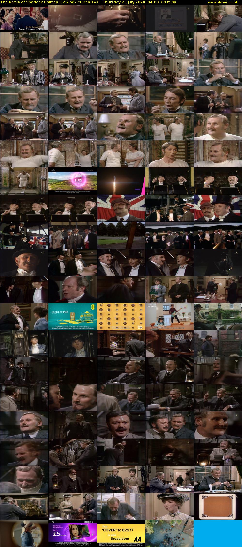 The Rivals of Sherlock Holmes (TalkingPictures TV) Thursday 23 July 2020 04:00 - 05:00