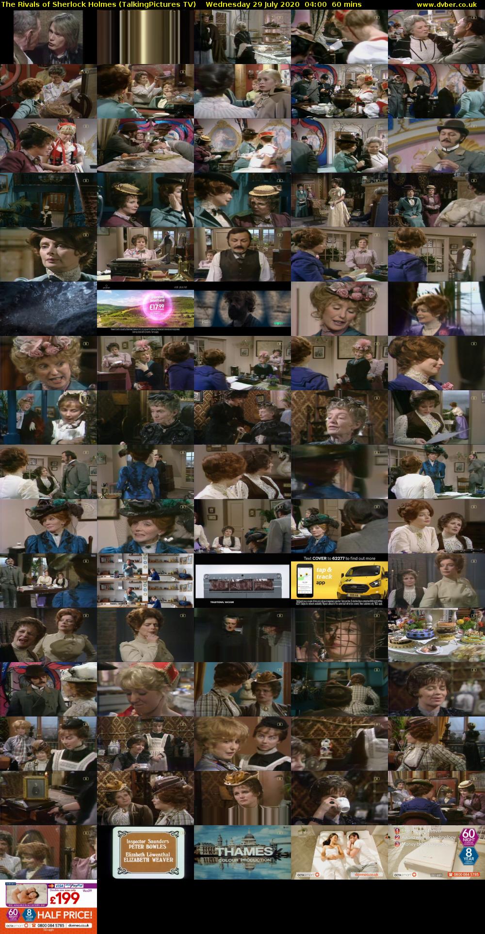 The Rivals of Sherlock Holmes (TalkingPictures TV) Wednesday 29 July 2020 04:00 - 05:00