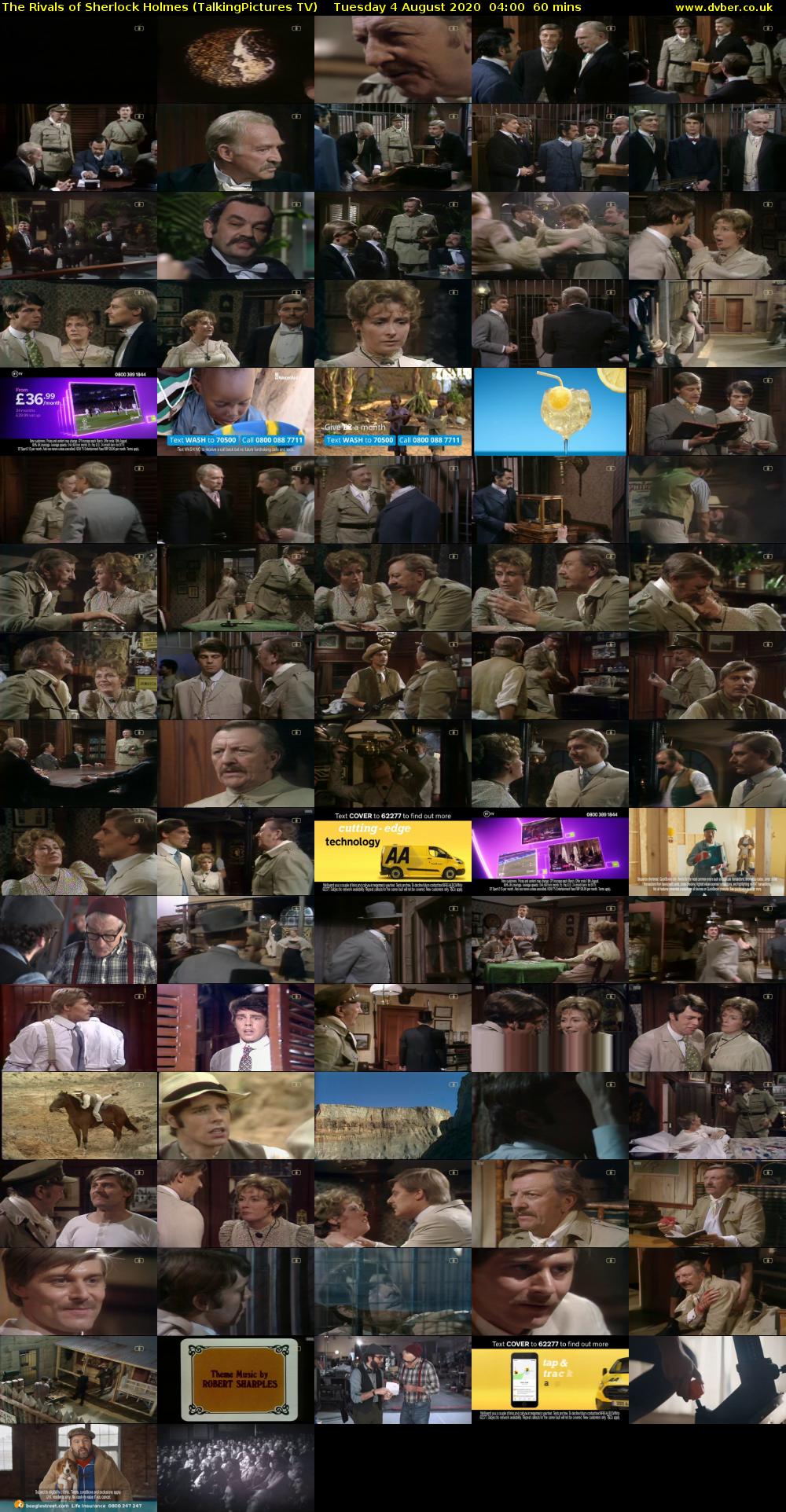 The Rivals of Sherlock Holmes (TalkingPictures TV) Tuesday 4 August 2020 04:00 - 05:00