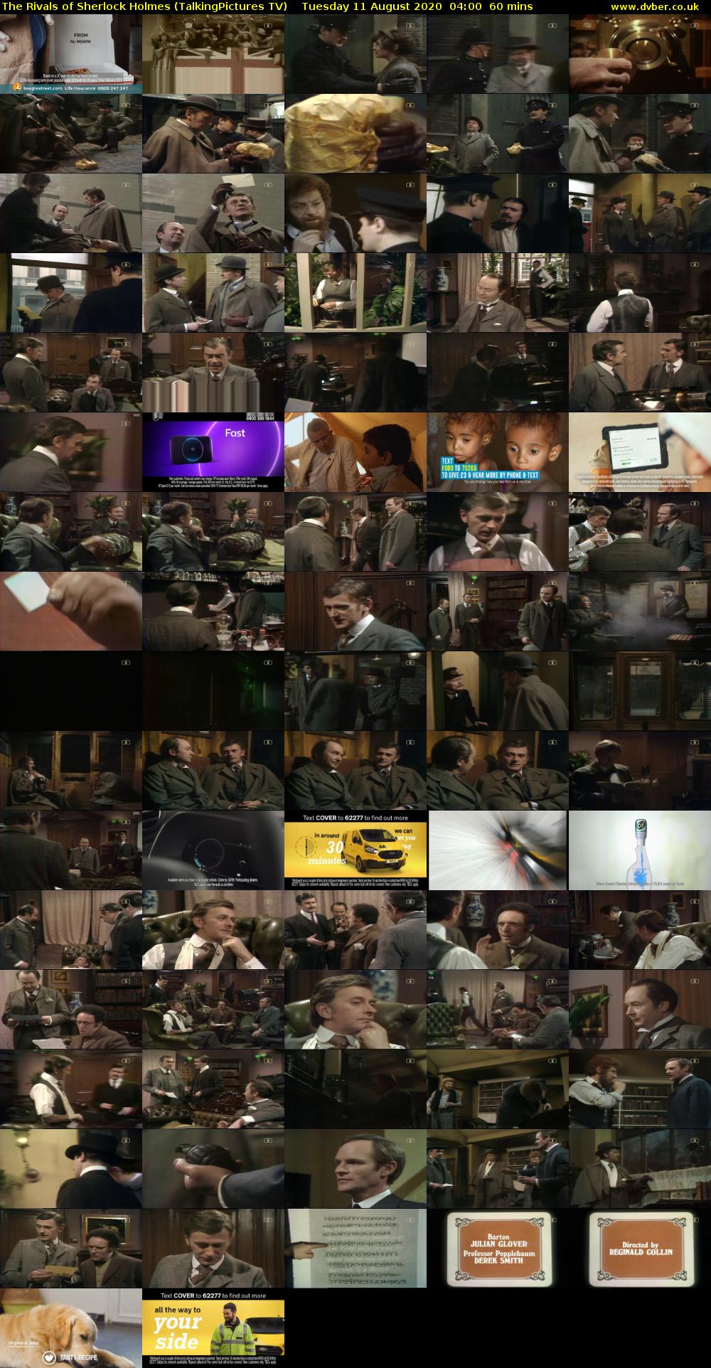 The Rivals of Sherlock Holmes (TalkingPictures TV) Tuesday 11 August 2020 04:00 - 05:00