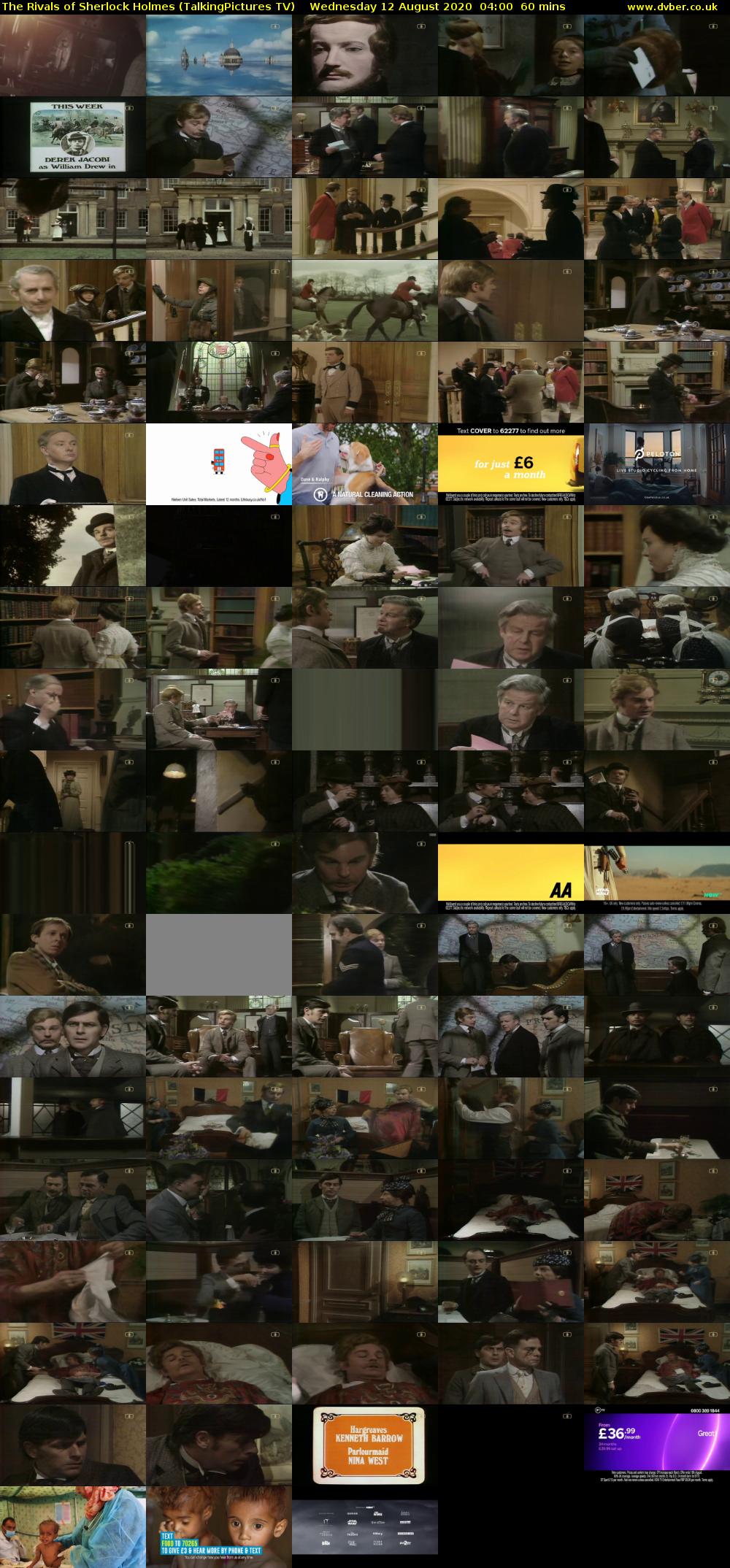 The Rivals of Sherlock Holmes (TalkingPictures TV) Wednesday 12 August 2020 04:00 - 05:00