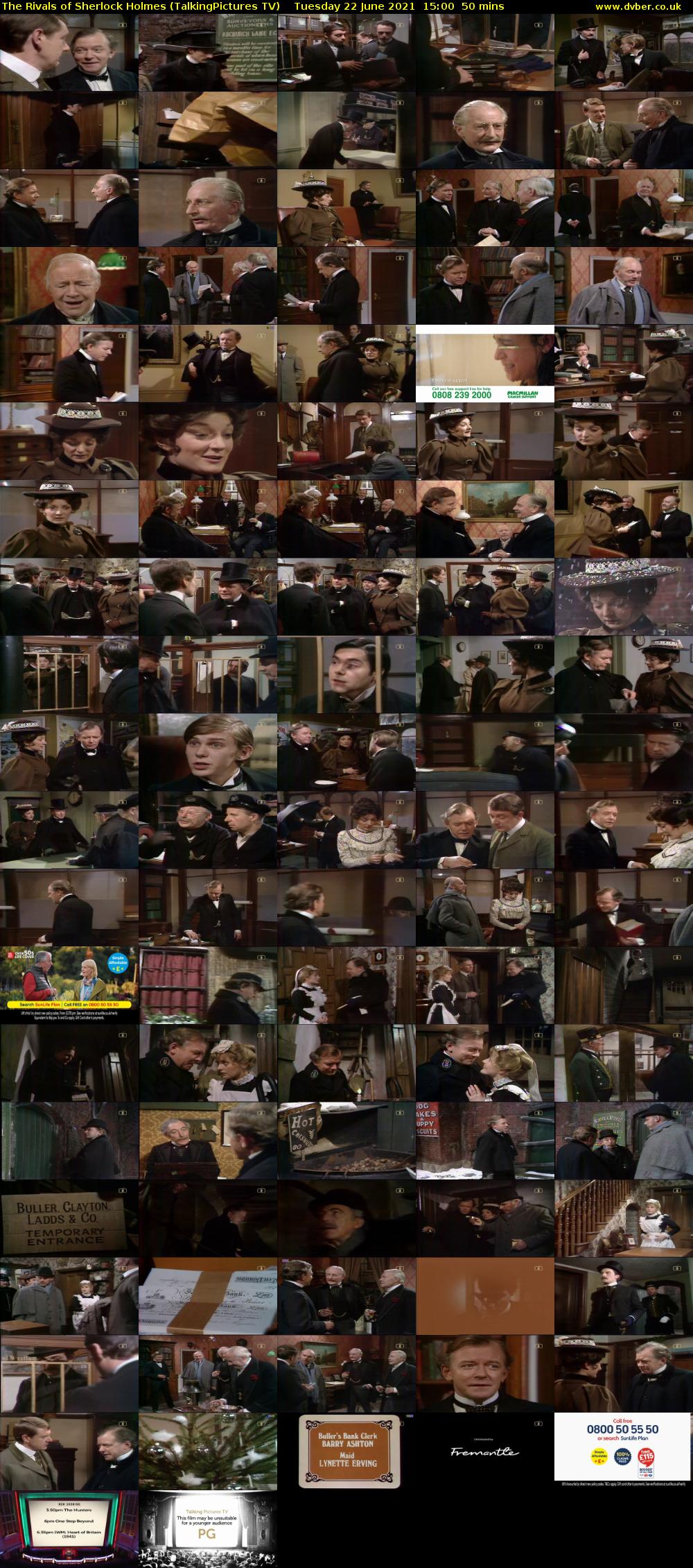 The Rivals of Sherlock Holmes (TalkingPictures TV) Tuesday 22 June 2021 15:00 - 15:50