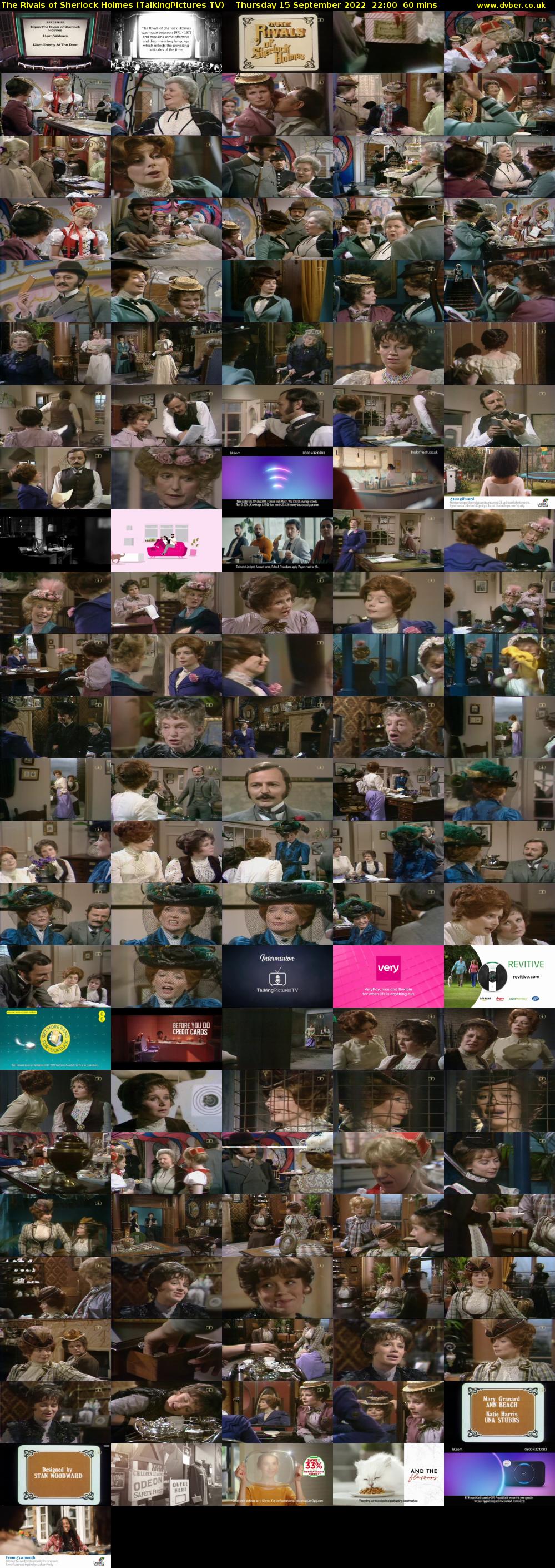 The Rivals of Sherlock Holmes (TalkingPictures TV) Thursday 15 September 2022 22:00 - 23:00