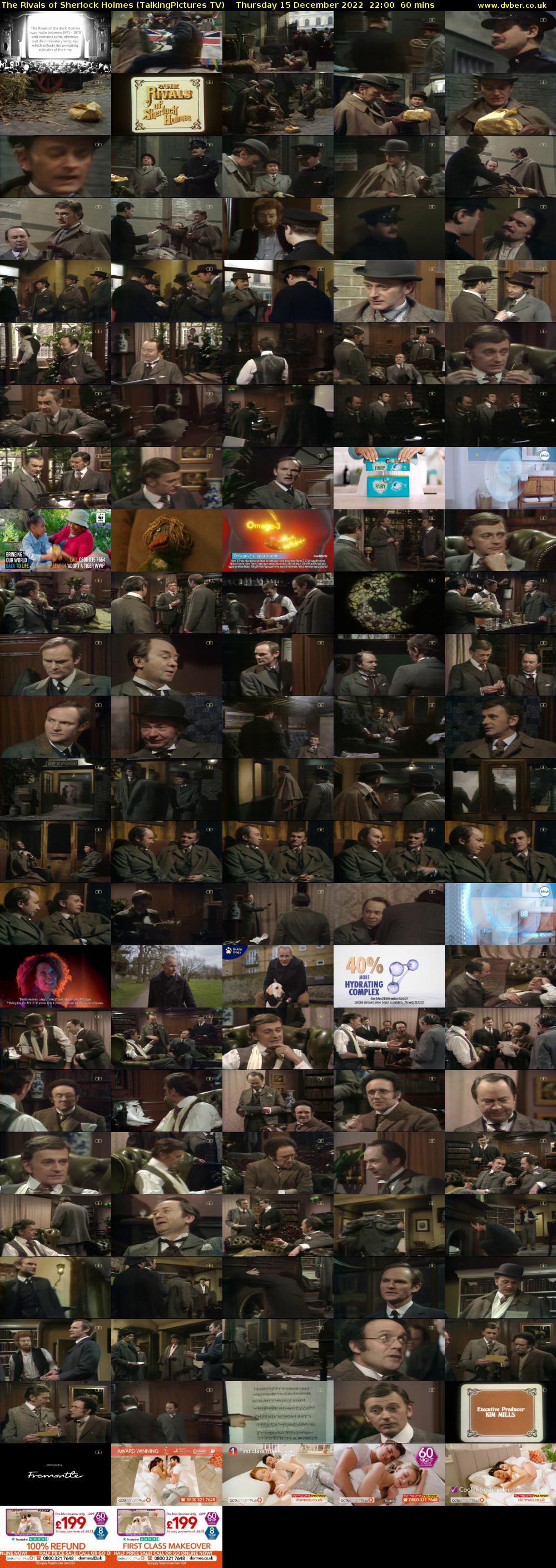 The Rivals of Sherlock Holmes (TalkingPictures TV) Thursday 15 December 2022 22:00 - 23:00