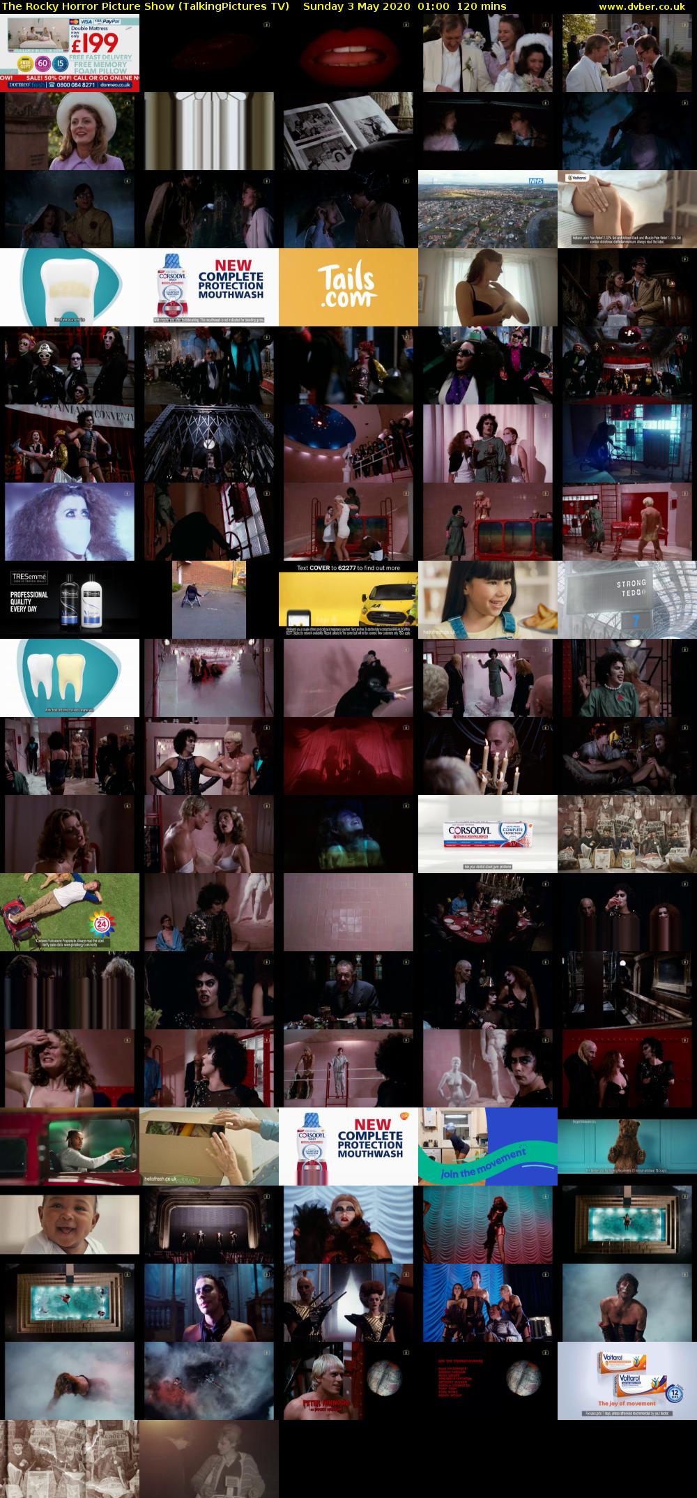 The Rocky Horror Picture Show (TalkingPictures TV) Sunday 3 May 2020 01:00 - 03:00
